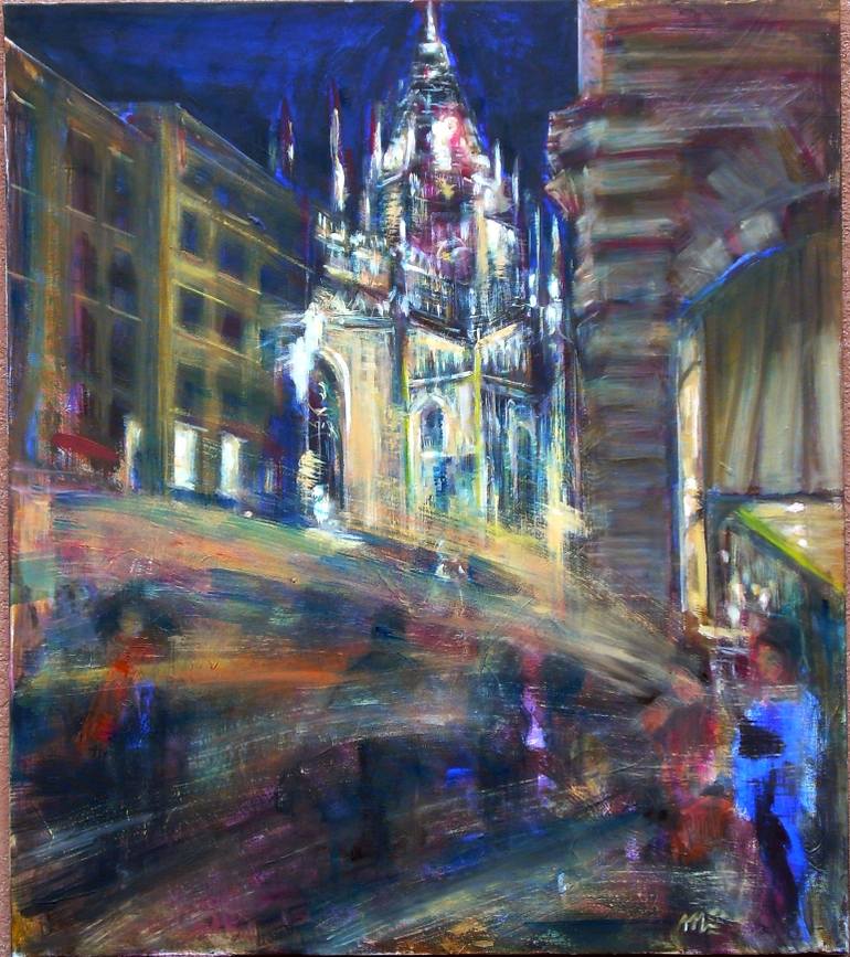 770x867 Saatchi Art Milano Painting By Michela Banfi - Milano Painting