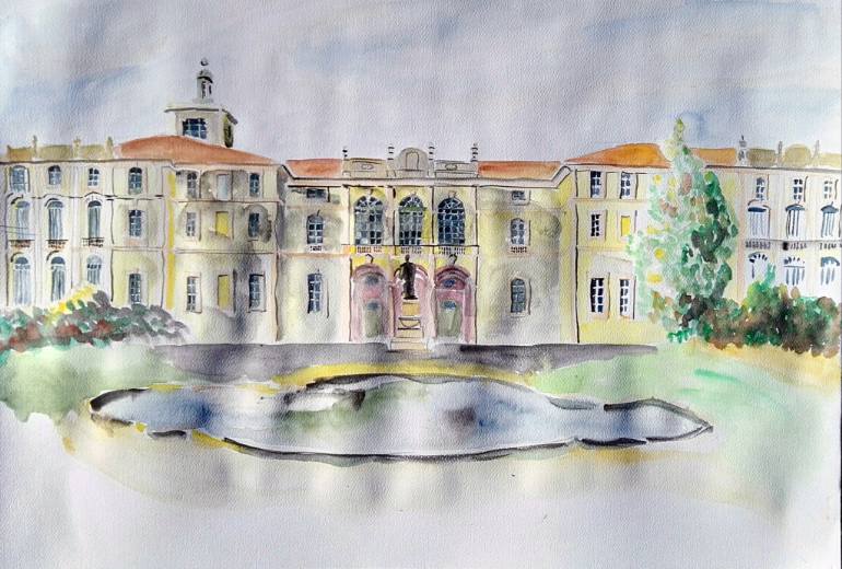 770x520 Saatchi Art Palazzo Dugnani. Milano Painting By Luigi Brenna - Milano Painting