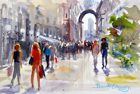 480x323 Galleria Milano This Started Out Just As A Practice - Milano Painting