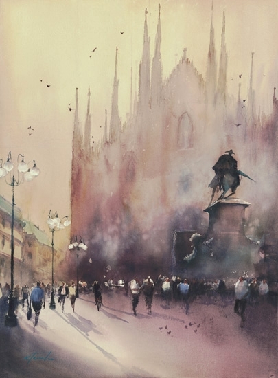 405x550 Duomo, Milano Painting Commission Keiko Tanabe - Milano Painting