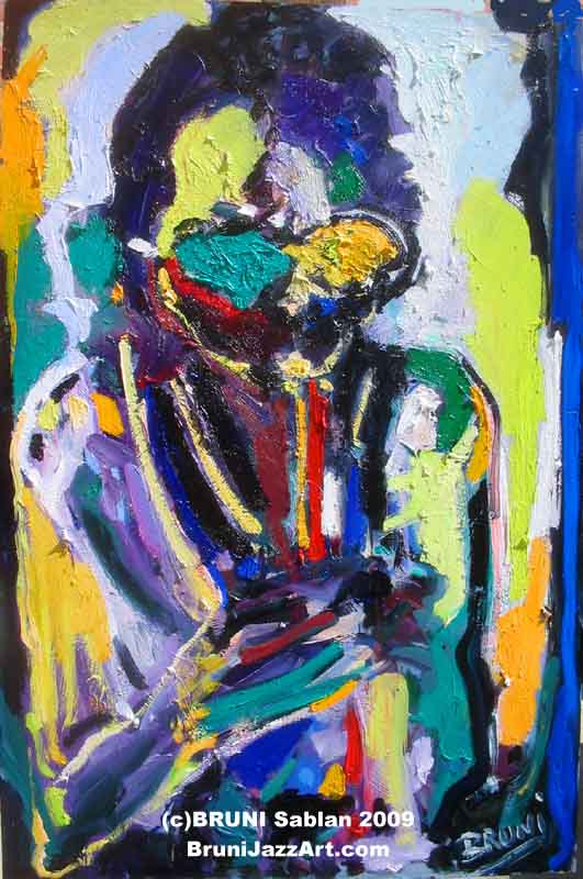 531x800 Miles Davis Paintings, Bruni Gallery - Miles Davis Painting
