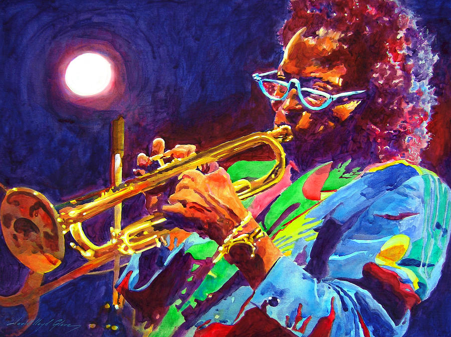 900x673 Sir Miles Davis Painting By David Lloyd Glover - Miles Davis Painting