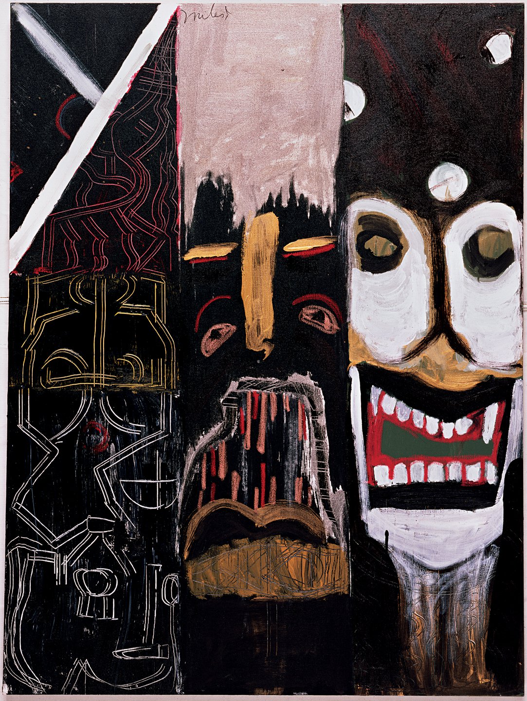 1083x1440 The Unknown Art Of Miles Davis - Miles Davis Painting