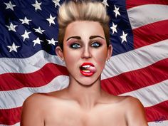 236x177 My Digital Painting Of Michael Jackson From The Bad Era - Miley Cyrus Painting