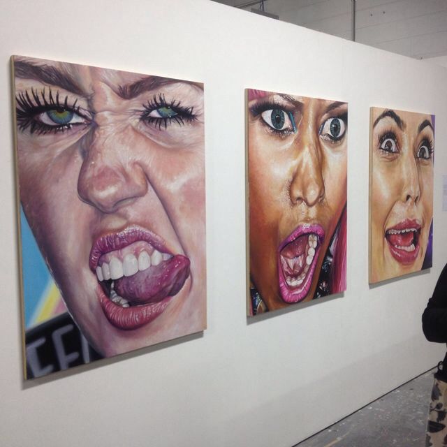 640x640 Miley Cyrus, Nicki Minaj, Kim K Paintings Art - Miley Cyrus Painting