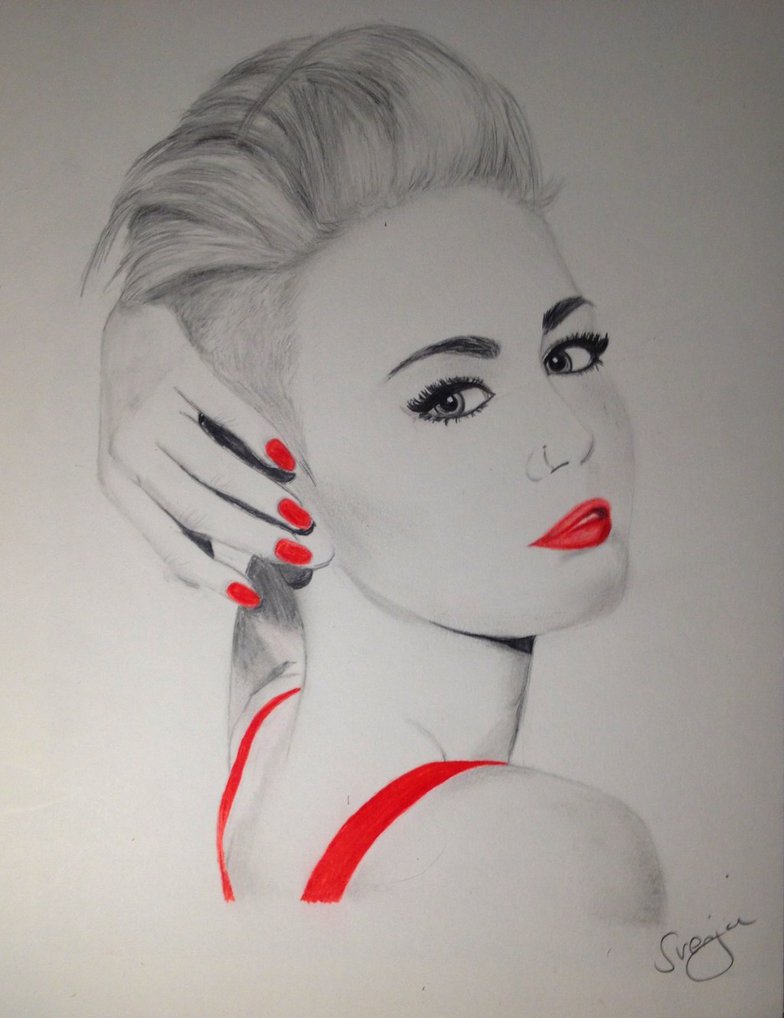784x1018 Miley Cyrus - Miley Cyrus Painting