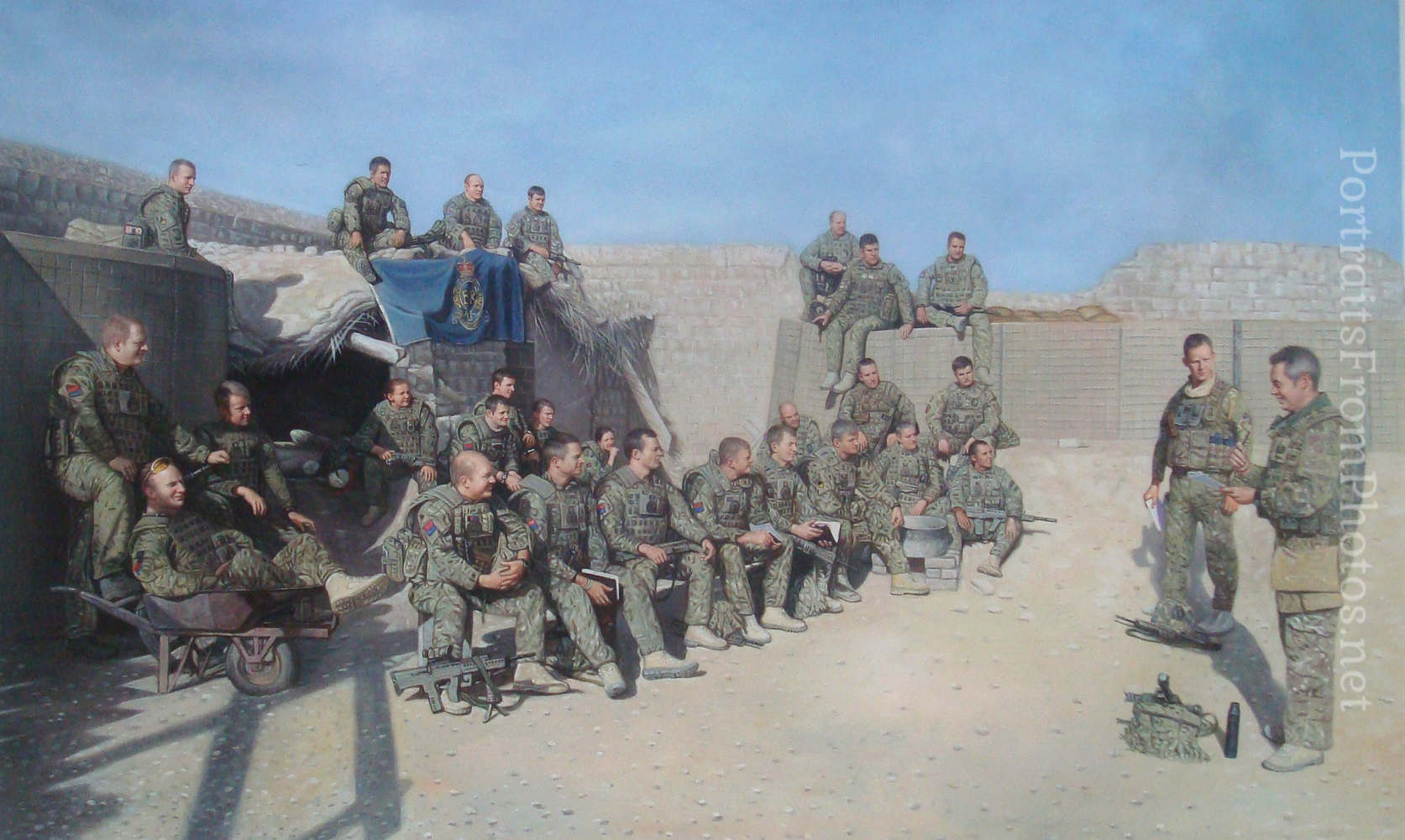 1673x1001 Military Paintings - Military Painting