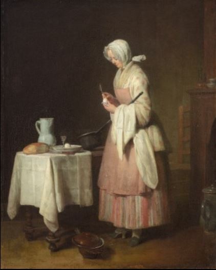 422x527 Understanding The Milkmaid By Johannes Vermeer - Milk Maid Painting