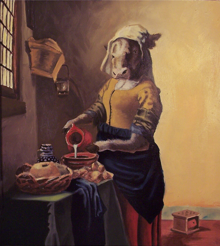 712x794 Milk Maid By Loki Hi Fi - Milk Maid Painting