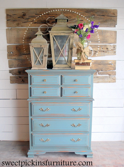 428x575 Milk Paint Dresser} Before Amp After Sweet Pickins Furniture - Milk Painting