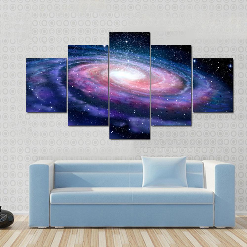 Milky Way Galaxy Painting at PaintingValley.com | Explore collection of ...