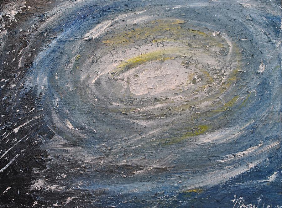 900x664 Milky Way Painting By Evelina Popilian - Milky Way Painting