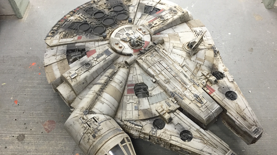 970x545 This Millennium Falcon Toy Is Ready To Make Its Film Debut Nerdist - Millennium Falcon Painting