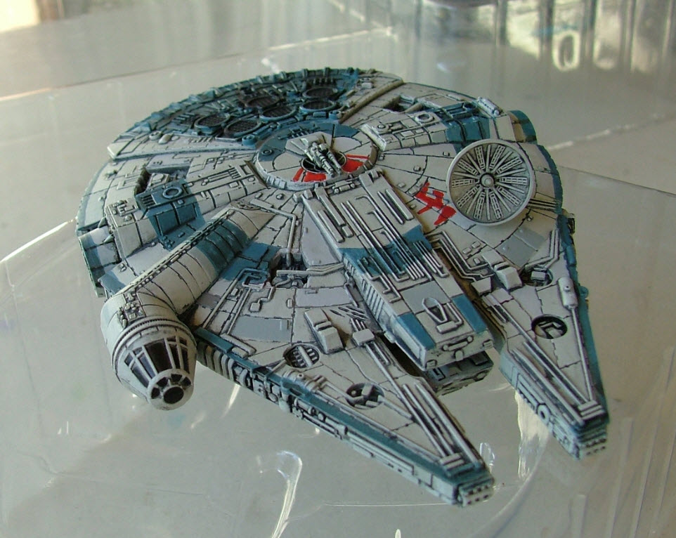 962x766 X Wing Millennium Falcon Mod - Millennium Falcon Painting