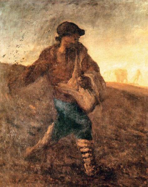 474x598 Jean Francois Millet The Sower Painting Best The Sower Paintings - Millet Painting