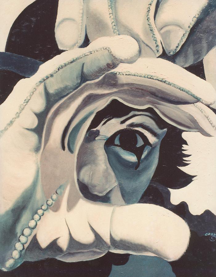 701x900 Mime Reaction Painting By Linda Deater - Mime Painting