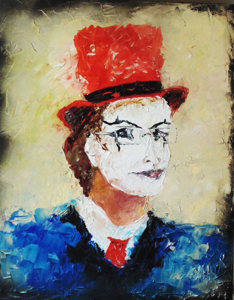 770x987 Saatchi Art Mime Painting By Araik Minasyan - Mime Painting