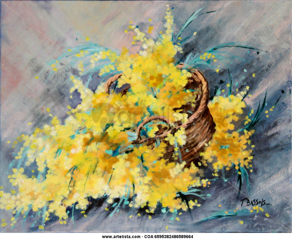 962x788 Mimosa Tere Bassols - Mimosa Painting
