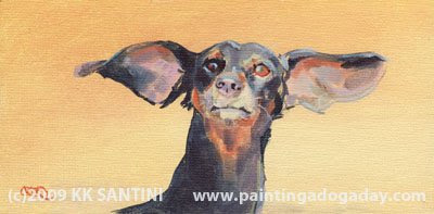 400x197 Paintings With Soul 4109 - Min Pin Painting