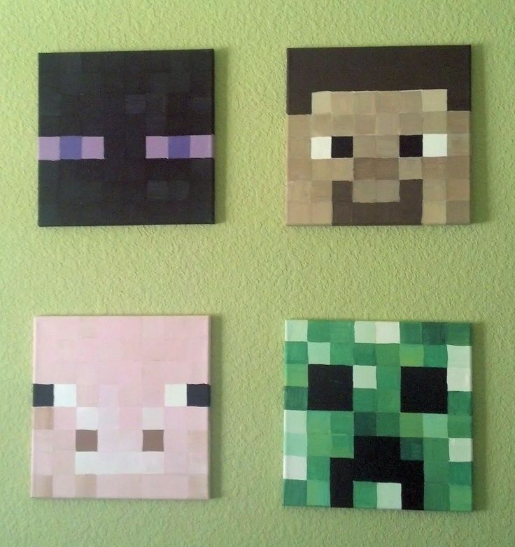 Minecraft Flaming Skull Painting Painting Inspired