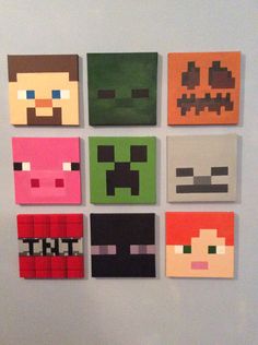 236x316 Wow! Look - Minecraft Canvas Painting