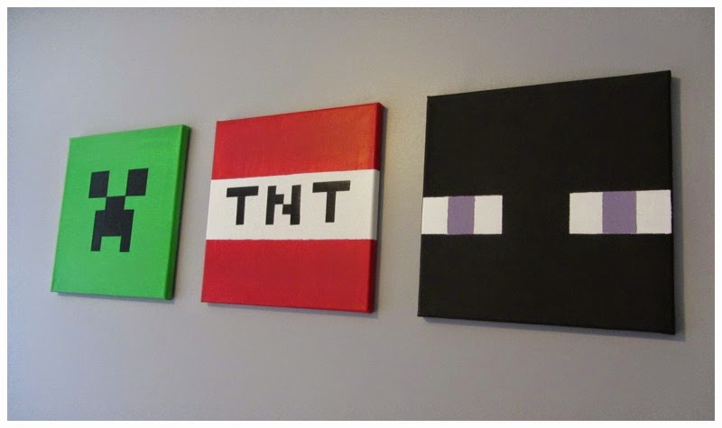 800x475 Controlling Craziness Minecraft Canvas Art - Minecraft Canvas Painting