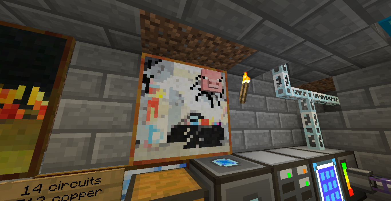 Minecraft Pig Painting At PaintingValley Com Explore Collection Of   Minecraft Pig Painting 24 