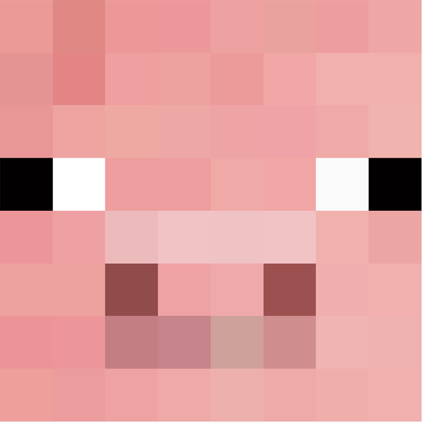 Minecraft Pig Painting At PaintingValley Com Explore Collection Of   Minecraft Pig Painting 30 