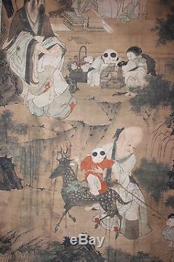 250x375 Chinese Scroll Painting, By Wang Wenwei Qingming Dynasty, 17th C - Ming Dynasty Painting