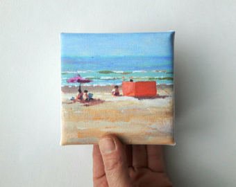 340x270 Small Painting Etsy - Mini Canvas Painting