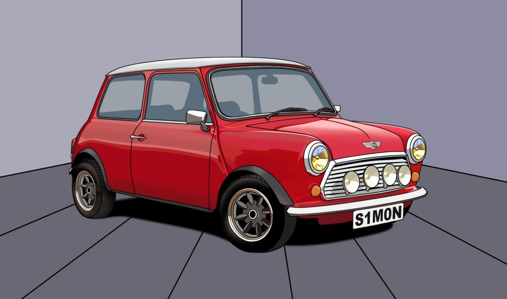 1024x605 Mini Cooper Painting - Mini Cooper Painting