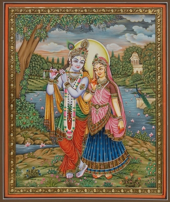 337x400 Indian Handicrafts, Indian Crafts - Miniature Art Painting