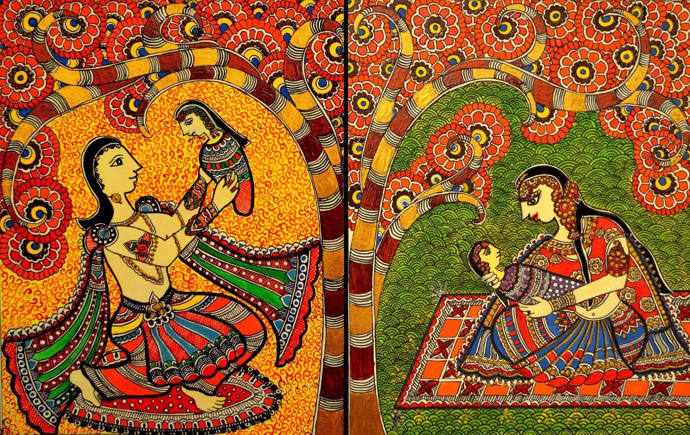 1400x883 Indian Miniature Art - Miniature Art Painting
