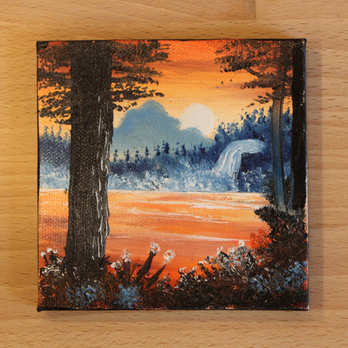 498x498 Lana Fultz Miniature Oil Paintings - Miniature Oil Painting