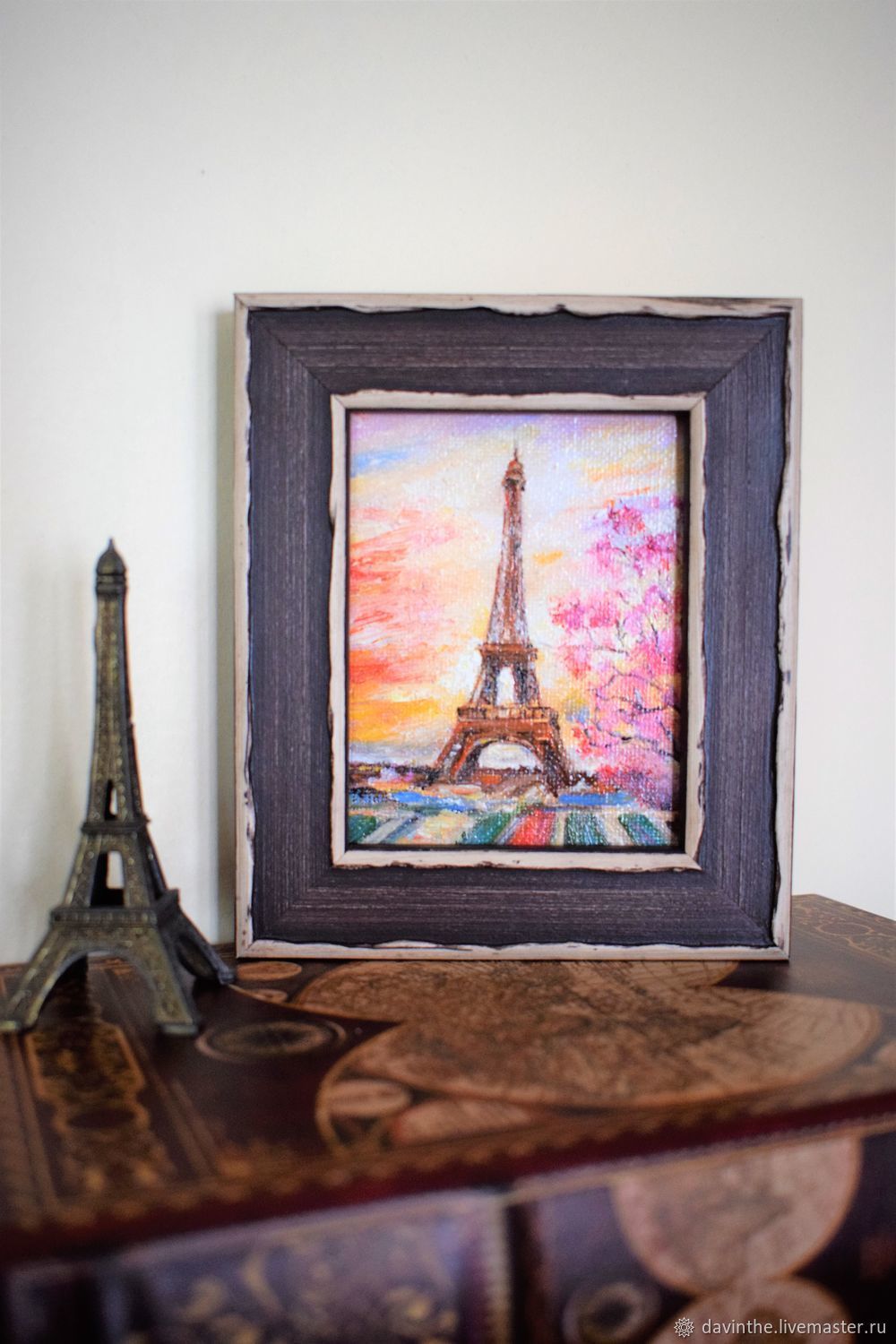 1000x1500 Miniature Painting Frame Oil Painting Paris Landscape Shop - Miniature Oil Painting