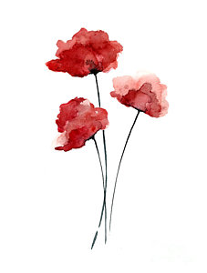 Minimalist Flower Painting at PaintingValley.com | Explore collection ...