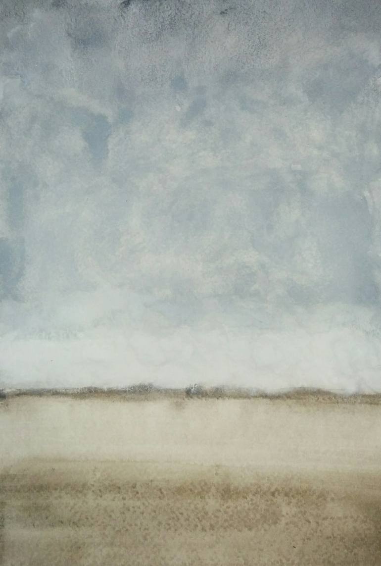 770x1143 Saatchi Art Minimalist Landscape Painting By Alex Baranov - Minimalist Landscape Painting