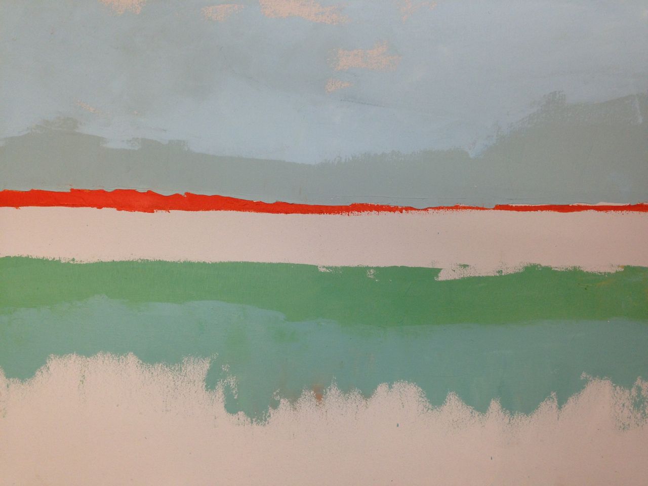 1280x960 The Narrows, 2014, Oil Amp Wax On Canvas, X Sold Day Moore - Minimalist Oil Painting