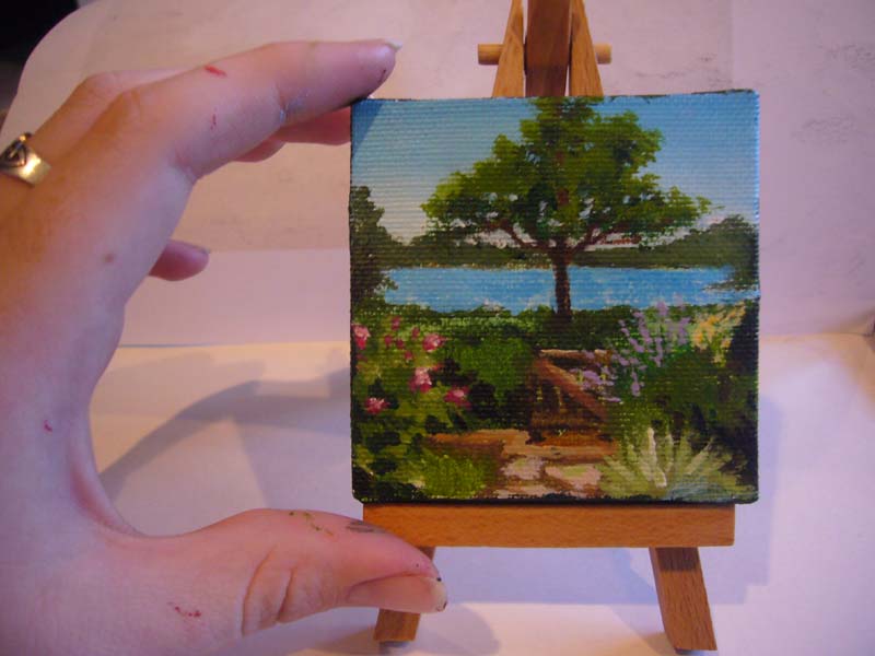 800x600 Mini Painting Back Yard By Ripedecay - Minipainting