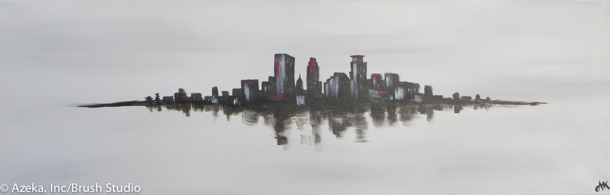 2000x641 Minneapolis New Painting! - Minneapolis Skyline Painting