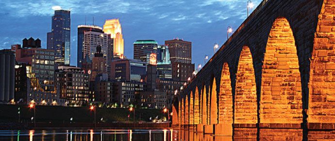 690x290 Minneapolis Skyline Painting - Minneapolis Skyline Painting