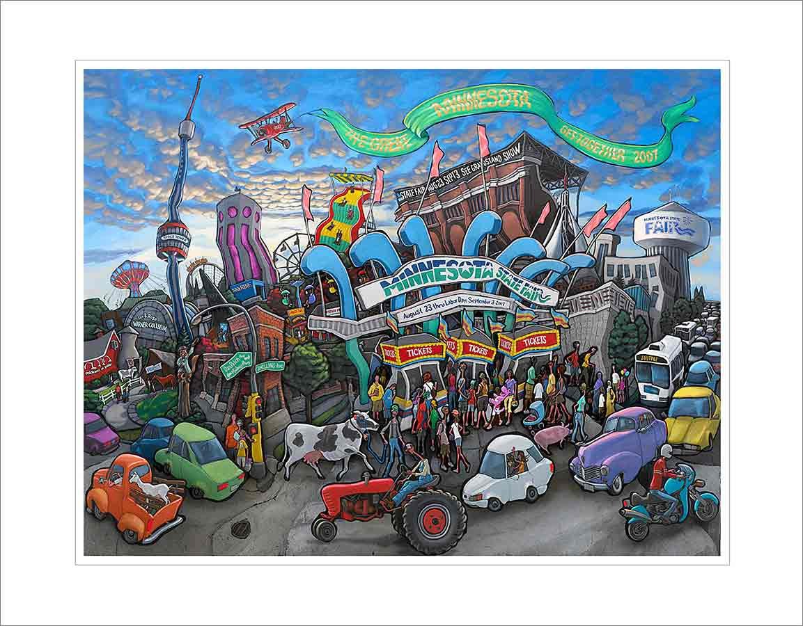 1153x900 Minnesota State Fair - Minnesota Painting