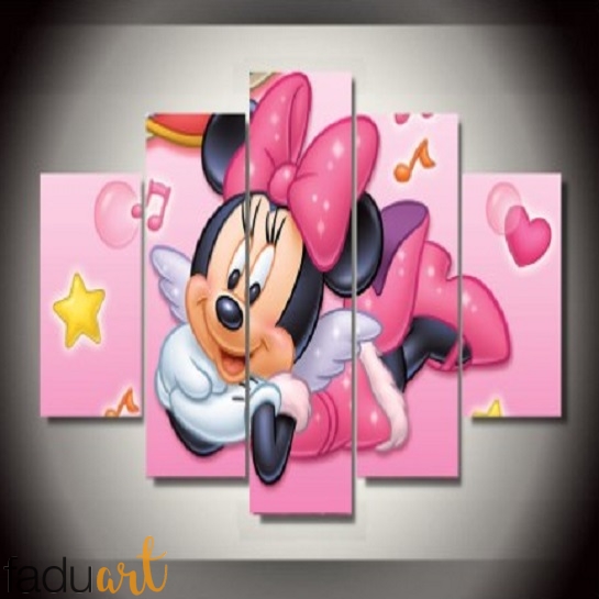 545x545 Minnie Mouse Modern Painting For Kids Room Fadu Art - Minnie Mouse Painting