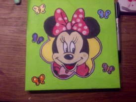 274x206 Minnie Mouse Painting By Boyca1407 - Minnie Mouse Painting