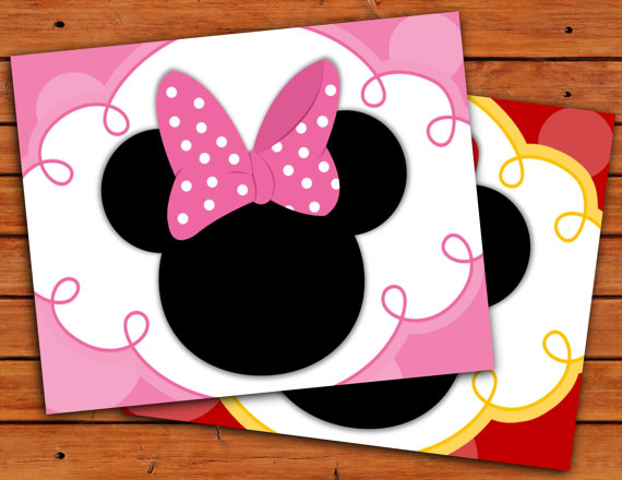570x440 Minnie Mouse Wall Art 10x8 Printables Digital File 1 - Minnie Mouse Painting