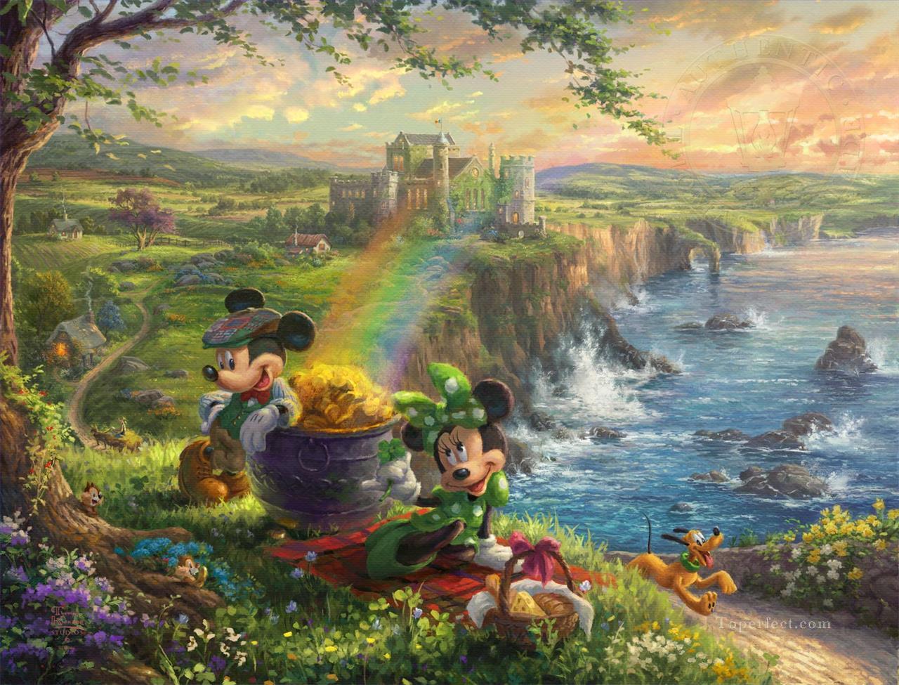 1280x975 Mickey And Minnie In Ireland Disney Painting In Oil For Sale - Minnie Painting