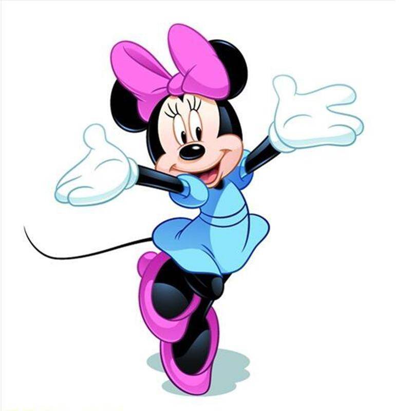 800x800 Happy Minnie - Minnie Painting