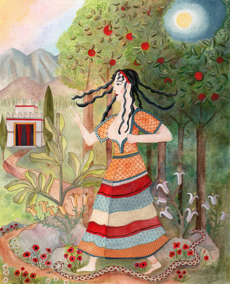 805x993 Minoan Painting - Minoan Painting