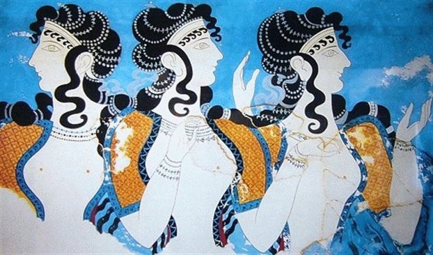 622x366 Minoan Wall Paintings - Minoan Painting