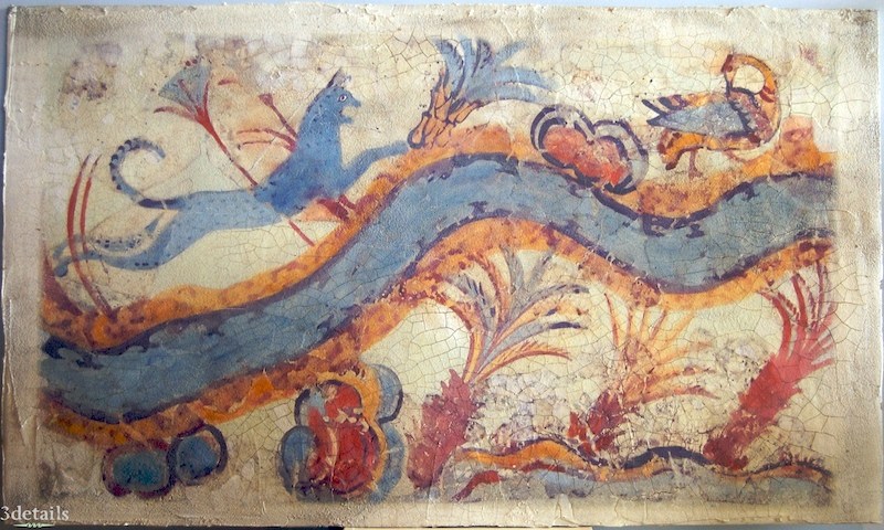 800x480 The Minoan Cat The Great Cat - Minoan Painting